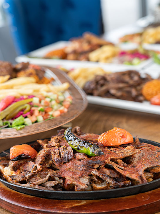 Iskender Kebap with Yogurt