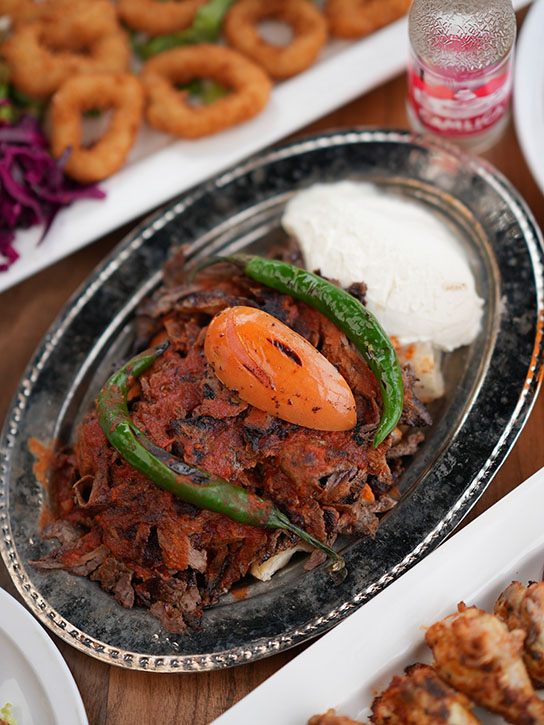 Iskender Kebap with Yogurt